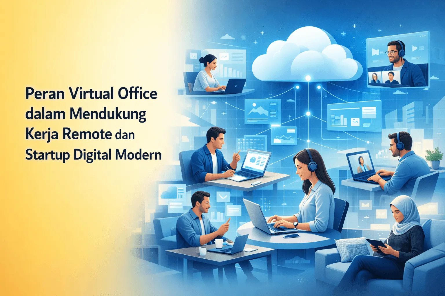 peran virtual office dalam mendukung kerja remote dan startup digital