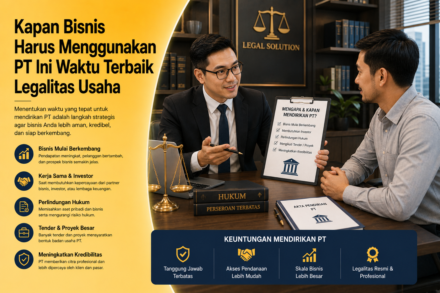 Kapan Bisnis Harus Menggunakan PT untuk legalitas usaha modern